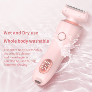 2 In 1 Hair Removal Epilator USB Rechargeable Trimmer Women Body Razor Face Leg Armpit Bikini Hand Pubic Shaver Hair Remover - immagine 4