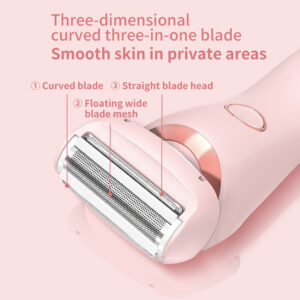 2 In 1 Hair Removal Epilator USB Rechargeable Trimmer Women Body Razor Face Leg Armpit Bikini Hand Pubic Shaver Hair Remover - immagine 5