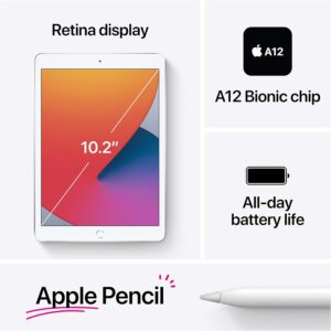 2020 Apple iPad (10,2-pollici, Wi-Fi, 128GB) Grigio 128GB, Siderale - immagine 6
